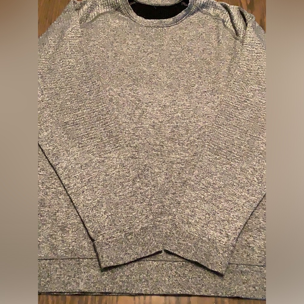 MINT LULULEMON WARM GREY XL LONG SLEEVE CREW